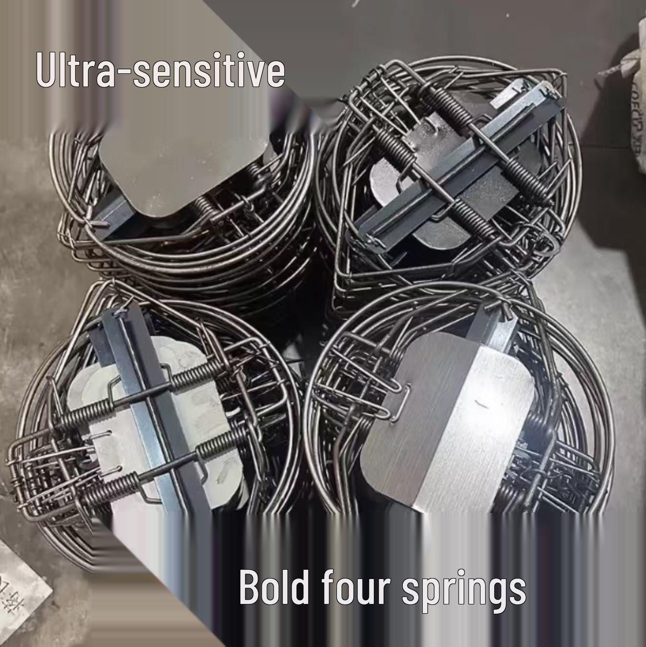 

Сверхпрочная круглая мышеловка: Эффективная крысоловка и мышеловка 13 cm 10 pcs (with wire rope + aluminum buckle)