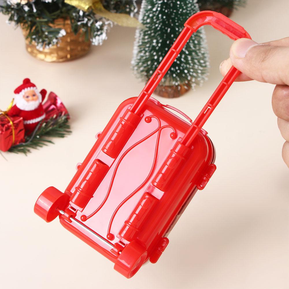 Claus Plastic Dollhouse Decoration Pendant Toys Trunk Doll Handbag Jewellery Box Suitcase Luggage