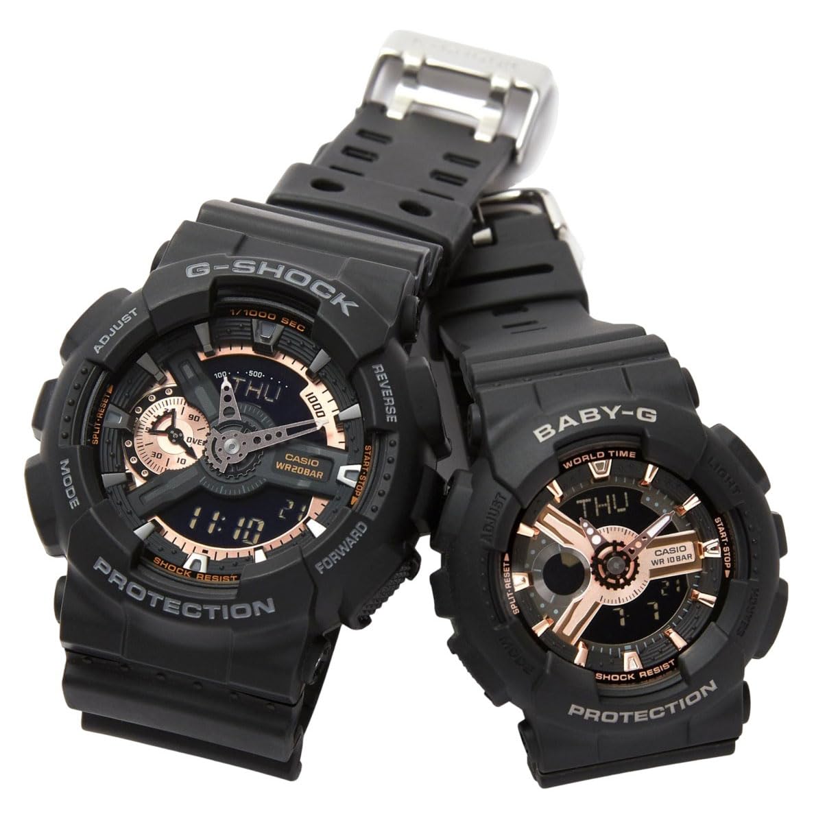 

[Casio] CASIO Pair Watch G-SHOCK G-Shock BABY-G Baby G Ana-Digi Quartz GA-110RG-1AJF BA-110XRG-1AJF Watch