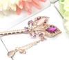 [Miaomyao] Miaomyao Hairpin (Kanzashi) - Single Hair Ornament for Traditional Japanese Clothing (Tomesode, Kimono, Etc.) - Antique Metal Hair