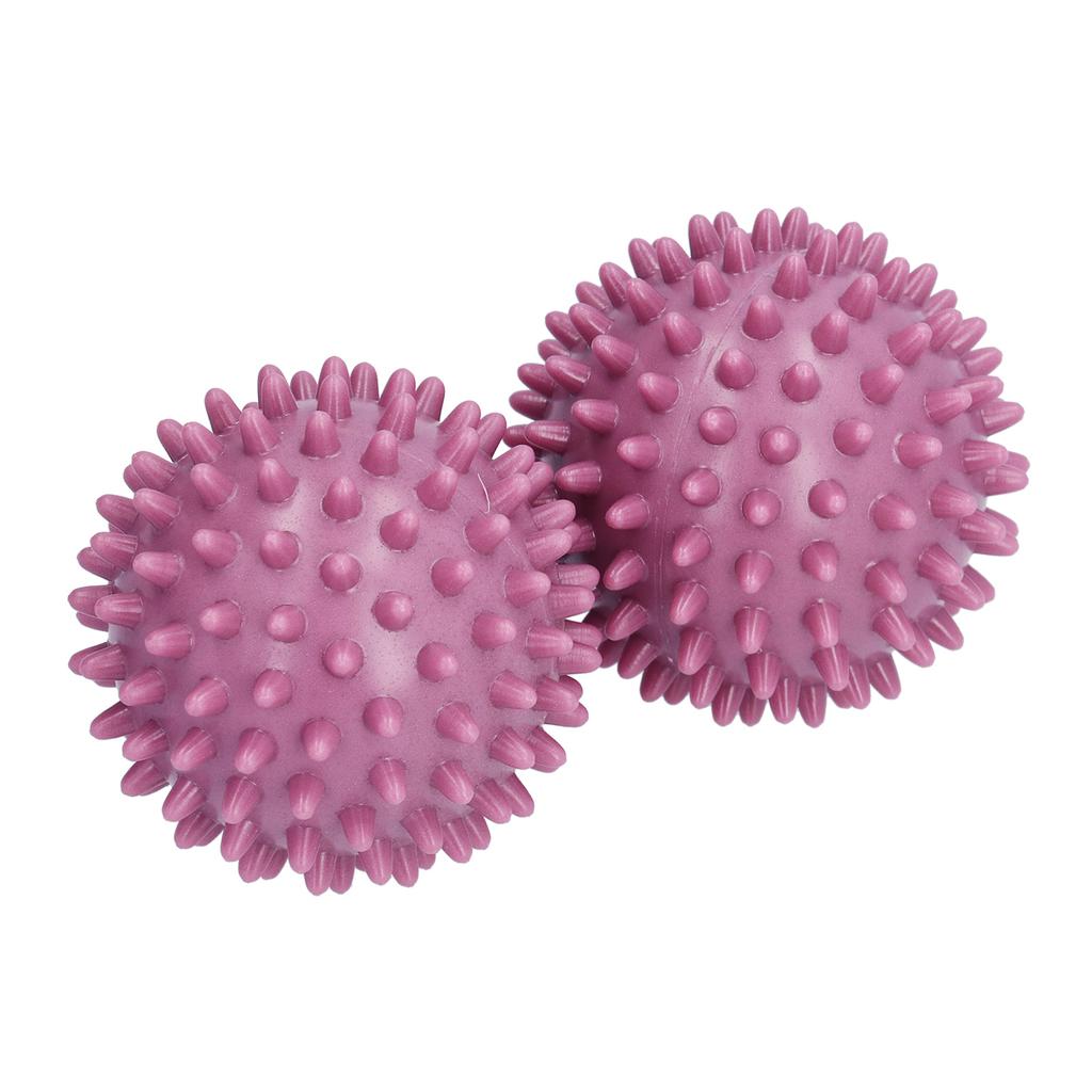 2PCS PVC Clothes Washing Ball Reusable Laundry Washing Drying Fabric Softener Ball
