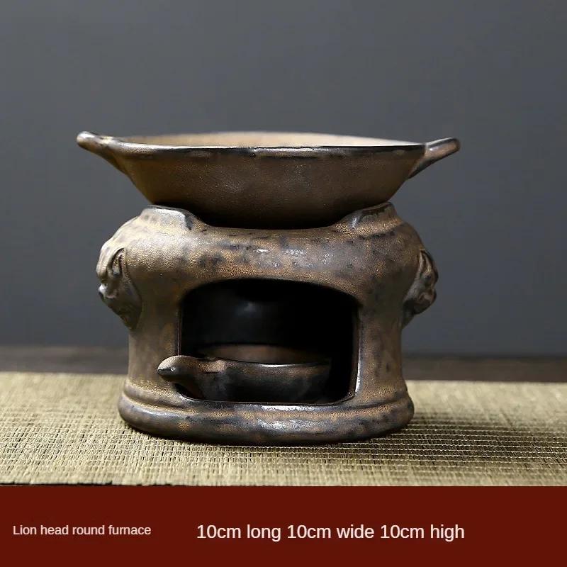 Керамическая аромалампа для эфирных масел, бытовая восковая горелка, ароматерапевтический нагреватель-плавитель, чайник для обжаривания чая, ароматерапевтическая горелка