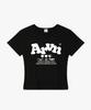 Aleubenkeulleob Arvn Triple Heart Logo Women'S Slim Fit Short Sleeve T-Shirt