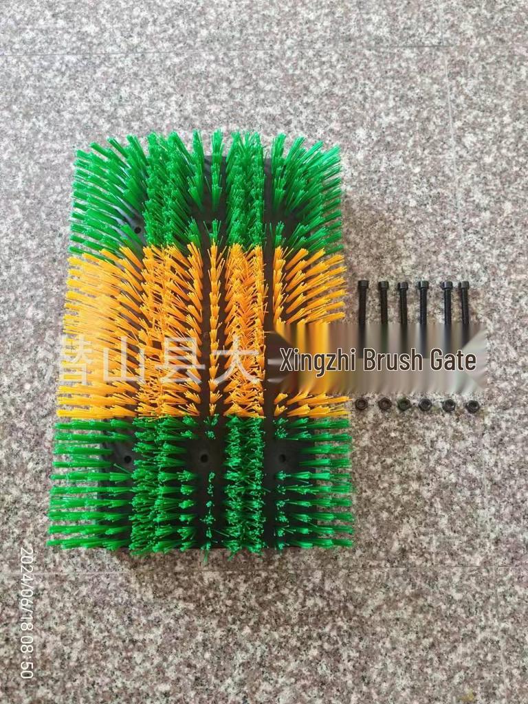 Bardzo Duża Składana Szczotka do Ciała Krowy – Trójsekcyjna Rolka do Masażu i Drapania do Czyszczenia Zwierząt Gospodarskich