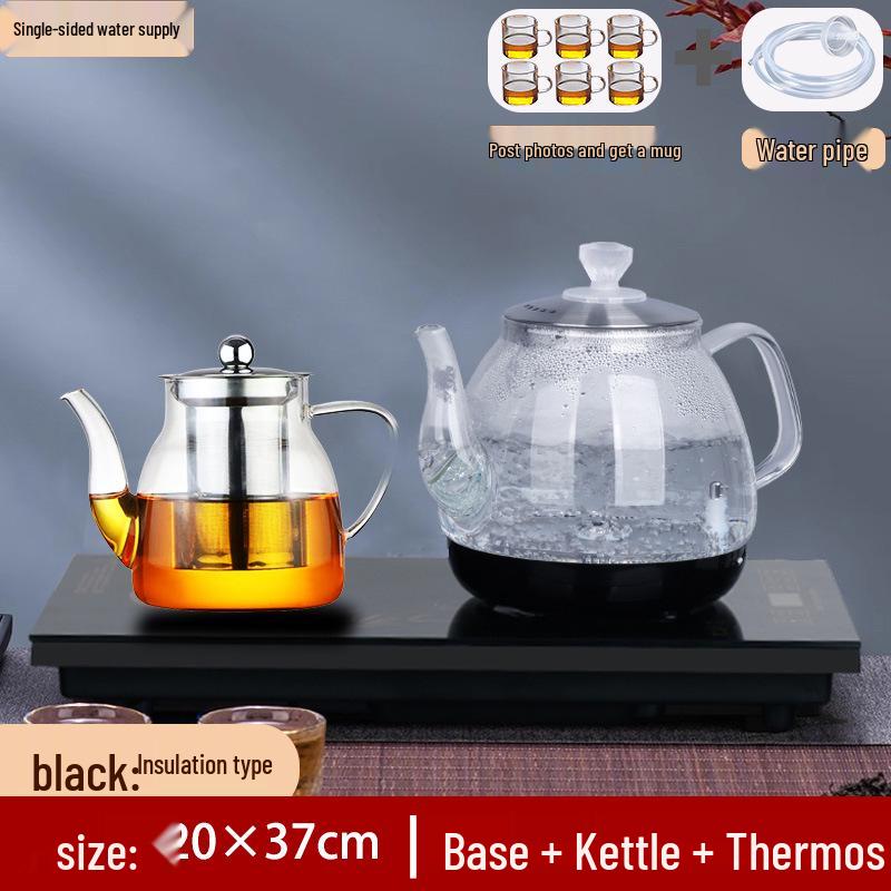 Integrated Tea Brewing Station with Auto-Fill Water Boiler and Smart Pumping Table