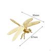Delicate Brass Dragonfly Sculpture for Elegant Home Decor