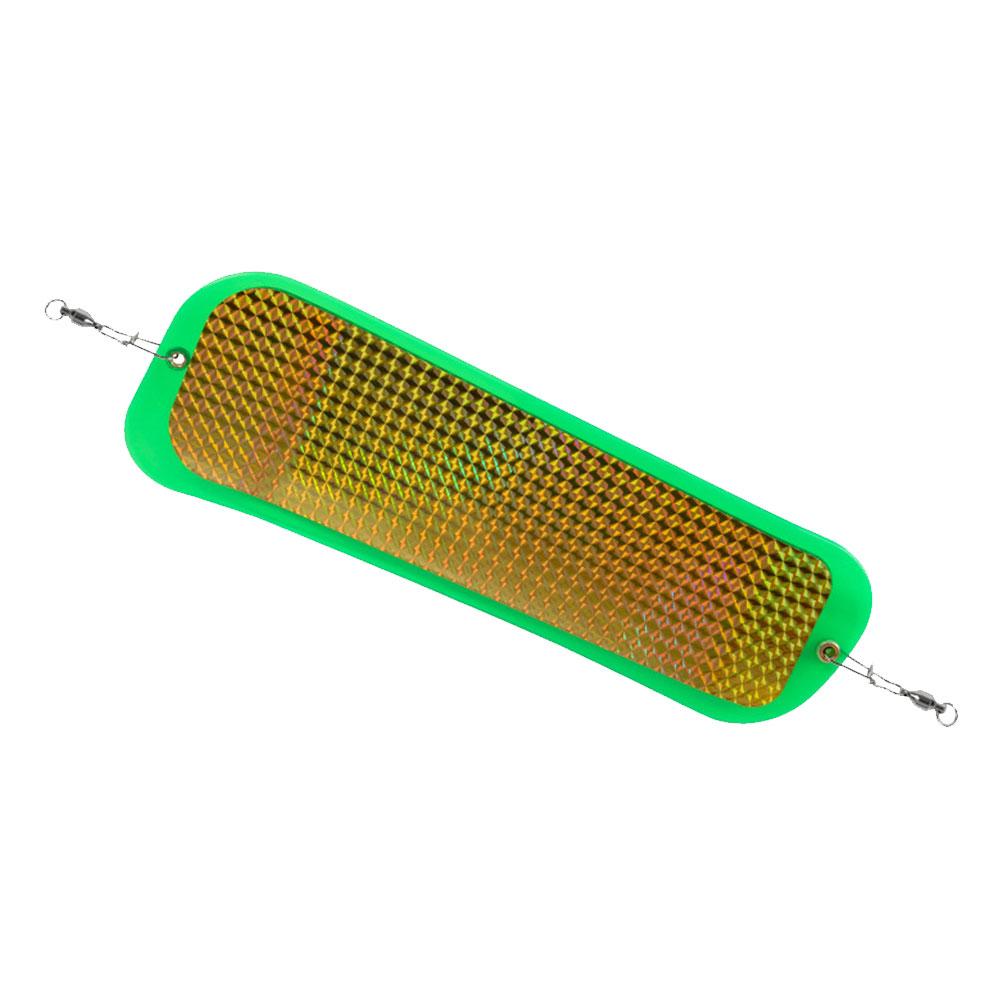 

Trolling Fishing Diving Flash Board Salmon Fishing Flasher Bait Lure Flasher for Trolling Salmon Fishing Accessories зелёный