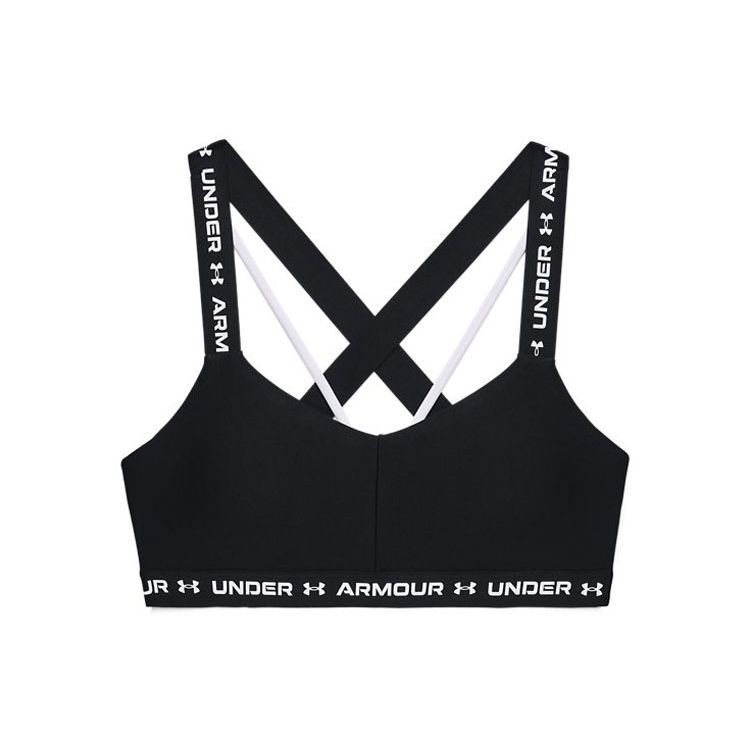 Under Armour Crossback Quick Dry Printed Sports Vest Women Black 1361033-001 XS