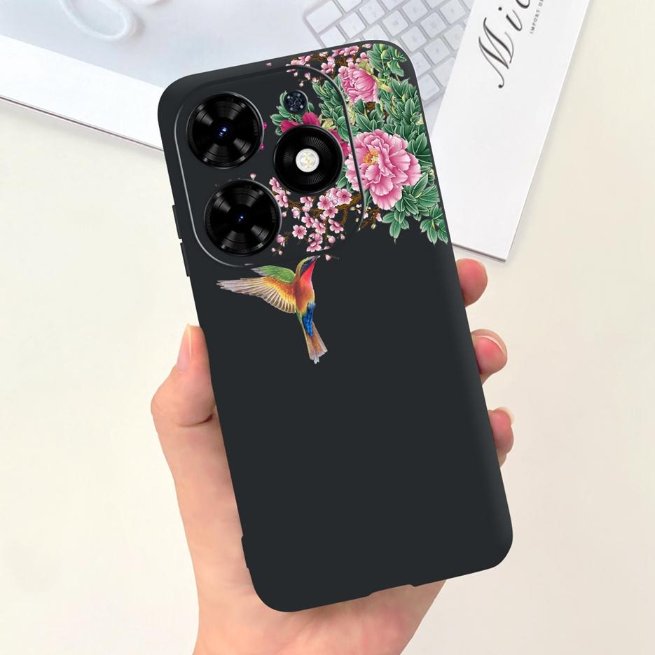For Tecno Spark Go 2024 Case BG6 New Fashion Candy Painted Cover Soft TPU Phone Case For Tecno Spark Go 2024 Fundas 6.6'' Bumper