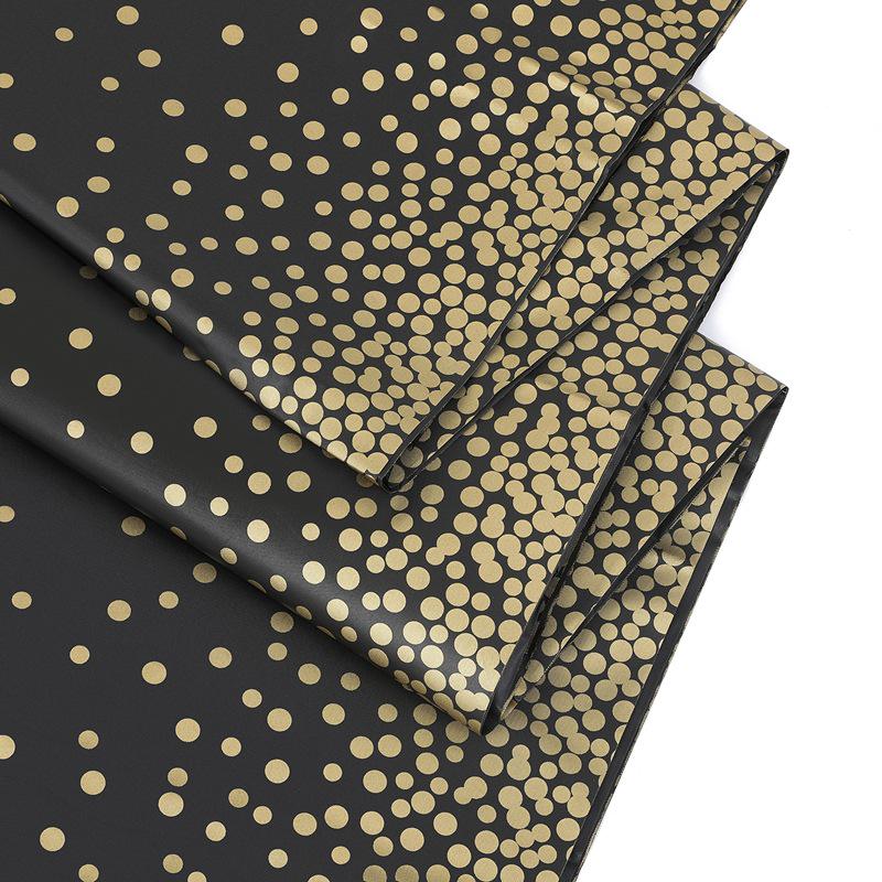PEVA White Gold Polka Dot Tablecloth - Waterproof & Oilproof for Parties, Festivals, Picnics, Gatherings