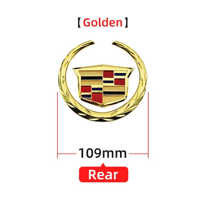 1pcs ABS 109mm 158mm for Cadillac SRX ATS XTS Car Front Grille Emblem Rear Tail Bumper Trunk Sticker Badge Styling Accessories