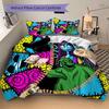 Nightmare Before Christmas Bedding 3 Piece Set Hd Print Duvet Cover Pillowcases For Teens Adult Bedroom Decoration Christmas Gift C9211543