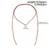 Fashion Gold Color Love Heart Pendant Necklace Women Vintage Beaded Chain Long Necklace Sweater Chain Jewelry Accessories