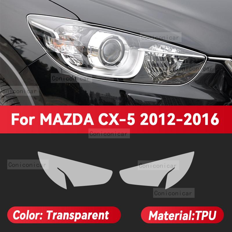 Für MAZDA CX-5 2012-2021 2020 2019 Auto Scheinwerfer Transparent TPU Schutzfolie Frontlicht Tönung Farbwechsel Aufkleber
