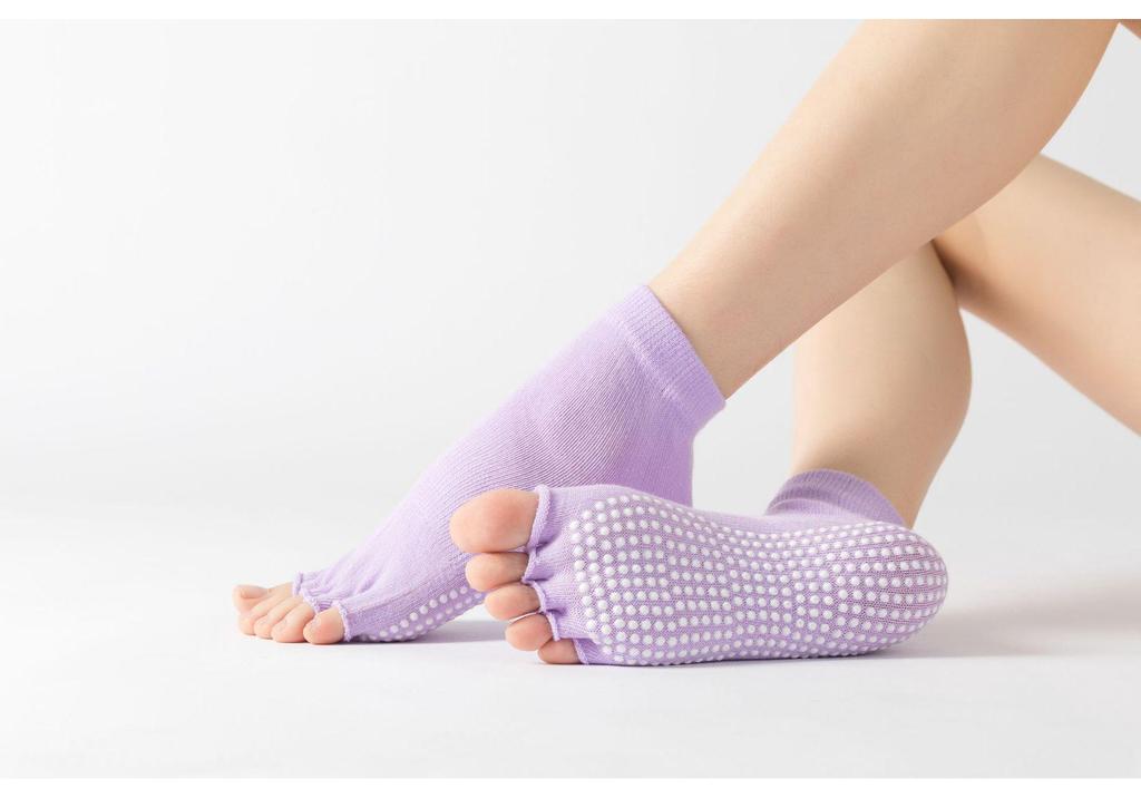 Women's Five-Finger Open-Toe Non-Slip Yoga Socks