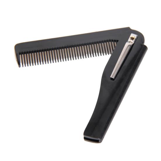 Fashion Men Folding Beard Comb Mustache Styling Shaper Beauty Hairdressing Tool