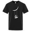Summer Men Tshirt 100 Cotton Summer Short Sleeve Funny Top Casual Loose Tee Oneck Soft Breathable Male Fabric Simple Stylish