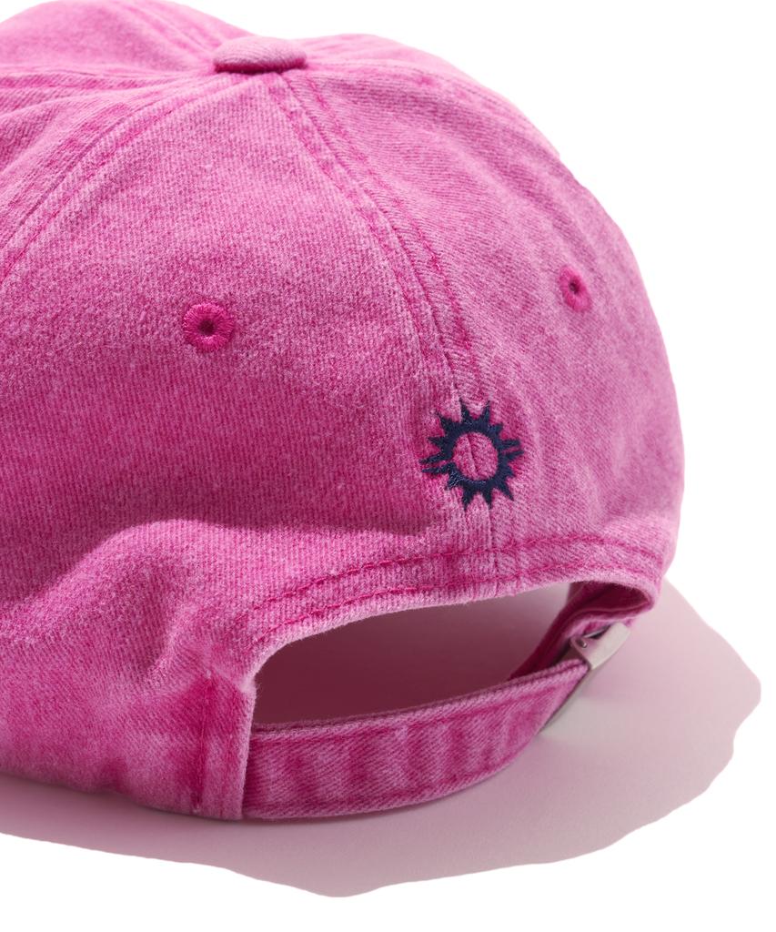 HELLO SUNRISE H Logo Cotton Ball Cap_Pink