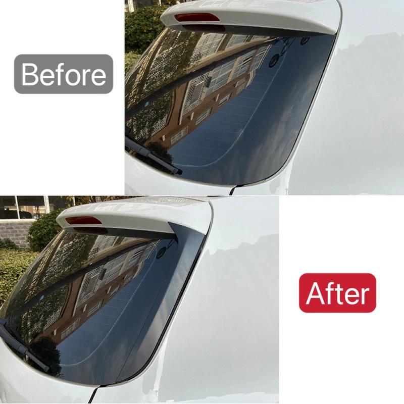 Car Window Side Spoiler Air Splitter Lip Trims Sticker For VW Tiguan Mk1 2007 2008 2009 2010 2011 2012 2013 2014 2015 2016