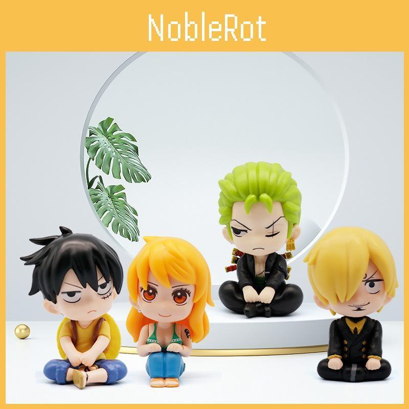 Luffy Piece One Sanji Nami Zoro Action Figure Anime Kawaii Pvc Model Decor Doll