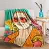 Retro Pop Art Blanket for All Seasons Blanket Lunch Break Throw Gift
