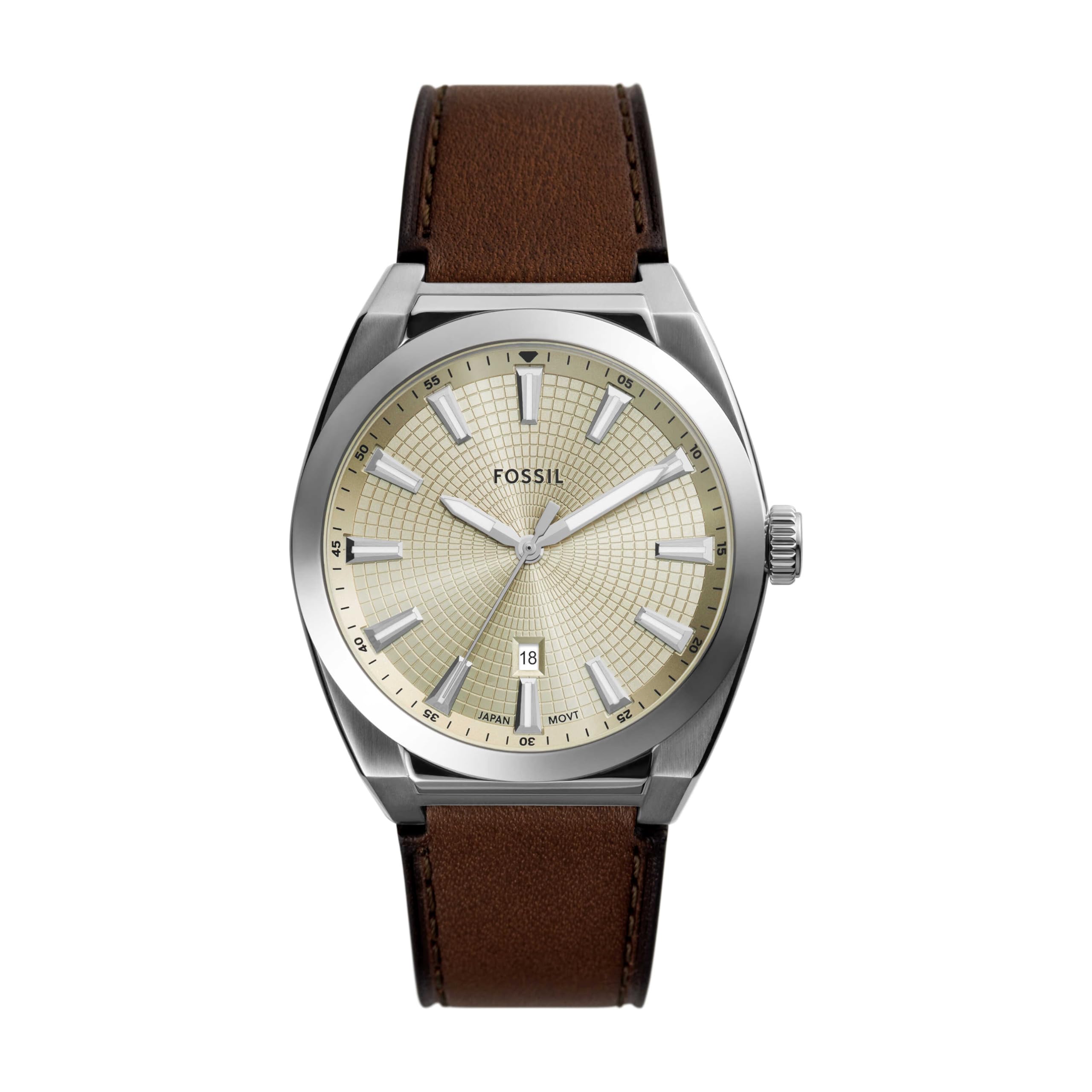 

Fossil Everett FS6071 Men s Brown Wristwatch