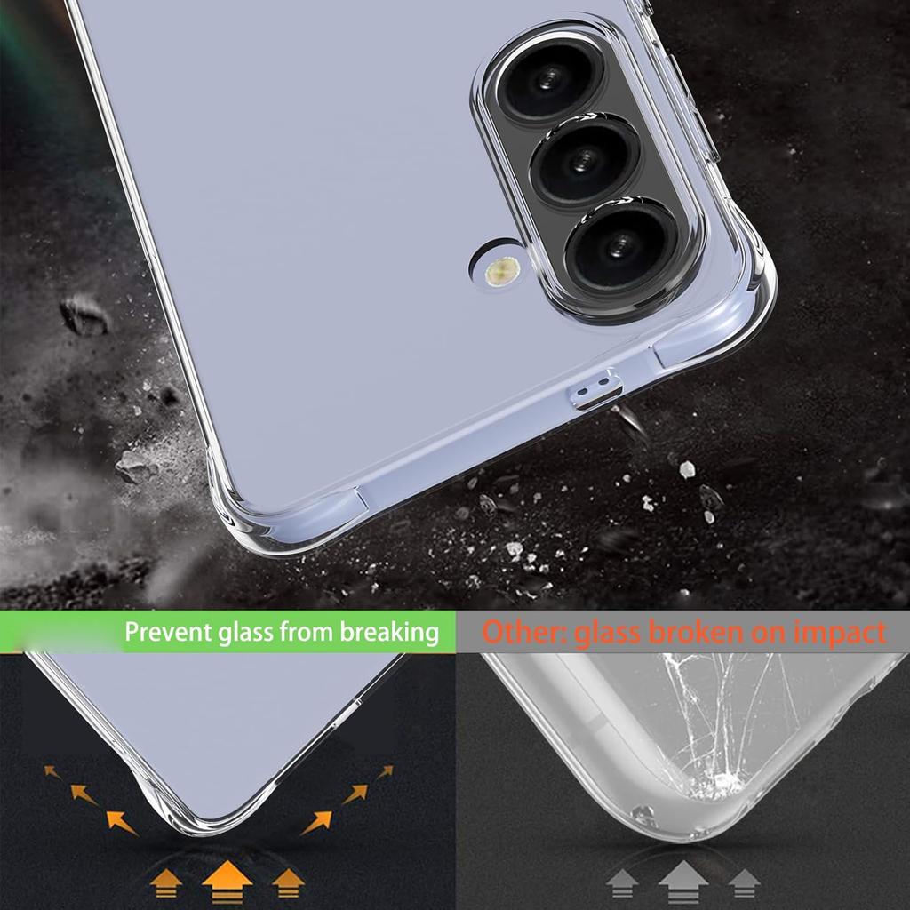 Clear Case for Samsung Galaxy S26 Edge S25 Ultra S24 Plus S23 Fe S22 S21 S20 A57 A37 A17 A07 A56 A16 A06 A26 A36 5G A55 A35 A25 A15 A05 Phone Cover