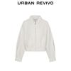 UR 2026 Women's Ruffle Trim Cropped Casual Jacket