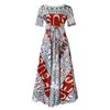 Women Fashion Plus Size Short Sleeve Lace Up Mid Length A Line Dress