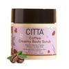 CITTA Coffee Creamy Body Scrub - 100g | With Coffee Seed Exfoliator, Cocoa Butter, Aloe Vera & Vitamin E | Gently Exfoliates, Removes Tan & Boosts