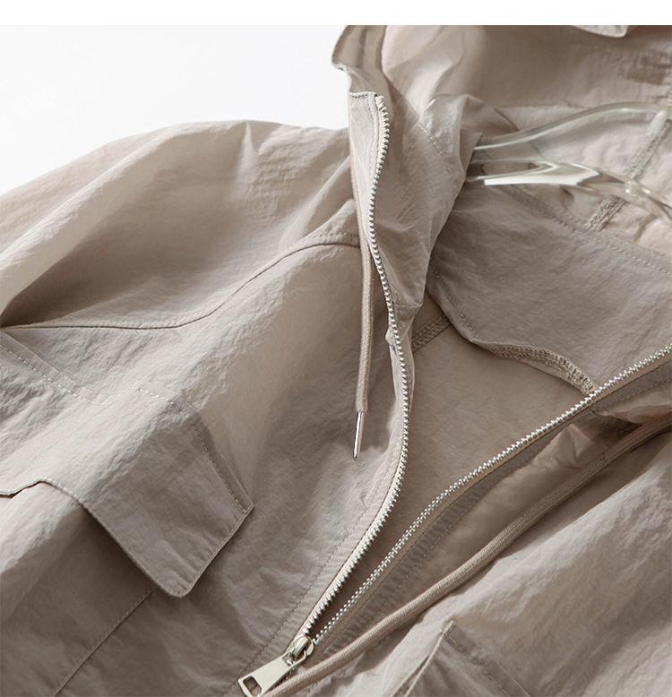 Lightweight Sun Protection Clothing for Women's Summer New Casual Loose Short Style Hooded Japanese Design Fashionable Jacket Slimming Top