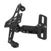 Motorcycle License Plate Bracket CNC Aluminium Alloy Universal Adjustable Motorcycle License Plate Holder Black