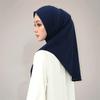 Cotton Modal Instant Hijab For Muslim Women Malaysia Inner Cap Solid Undercap Bonnet Islam Turban Loop Scarf Eid Prayer Hijab