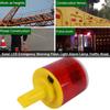 LED Solar Road Boat Emergency Light, Red Light,   Life, Perfect Performance with Three Warning Lights, Visible Range 500 1000 M for