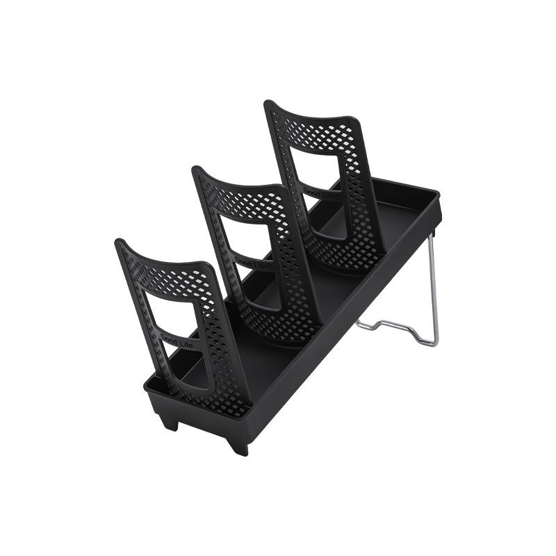 

Disposable Cup Holder Detachable Double Row Large Capacity Cup Foldable Space Saving Storage Rack for Milk Tea Coffee Cup