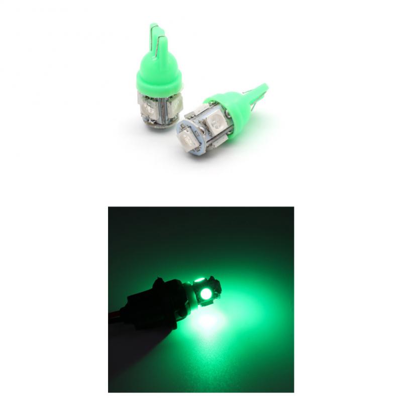 

10 шт. Автомобильная светодиодная лампа T10, светодиодная сигнальная лампа 12 В 5050 5SMD, супер белая, для салона автомобиля, лампа для чтения, приборная лампа подсветки номерного знака