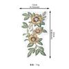 Embroidery Appliqués, Nail Beads, Sequins, Colorful Three-Dimensional Flower Accessories, Clothing, Hanfu Cheongsam, Decorative Fabric, Patch