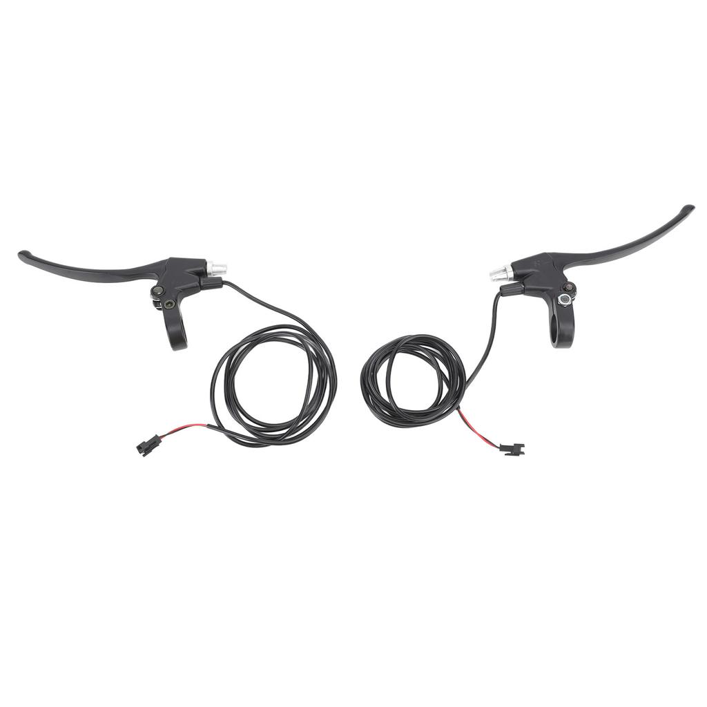 1 Pair Brake Lever Replacement Left Right Brake Handle with Brake Line for KUGOO M4 10in Electric