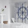 Household waterproof fabric household shower curtain accessories shower curtain 240 * 200 home Hawaiian style shower curtain