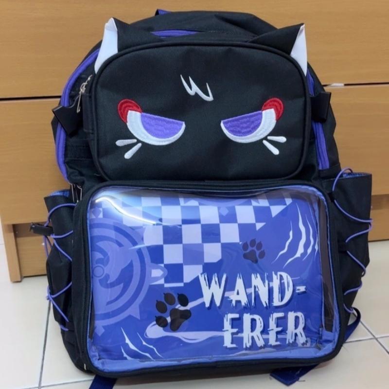 Genshin Impact Wanderer Fan Art Shoulder Bag Anime Cosplay Backpack Fashion Student School Bag