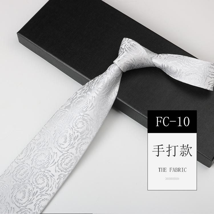 Light Tie Men, Business Banquet Photography Wedding Pink Purple Suit Shirt High-End Pattern Hand Style