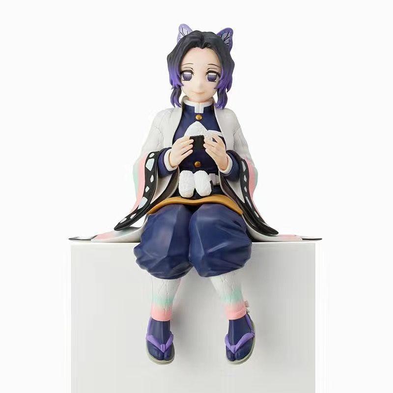 Kimetsu No Yaiba - Rice Ball Tanjiro Nezuko Zenitsu Decorations For Desktop Pc Case And Car Anime Figure Model Doll Toy Gift