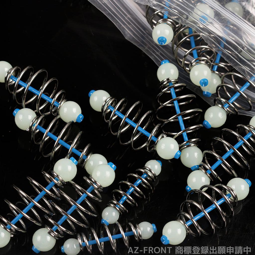 AZ-FRONT Nerie Spiral Bait Spinner für Sabiki-Angeln, 10er-Set