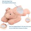 Weighted Stuffed Animal 3.3 Lbs Plush Pig Toy Designed for 19.6 Inch Gentle Throw Pillow Present In Pink Calming Sensory Stress Relief