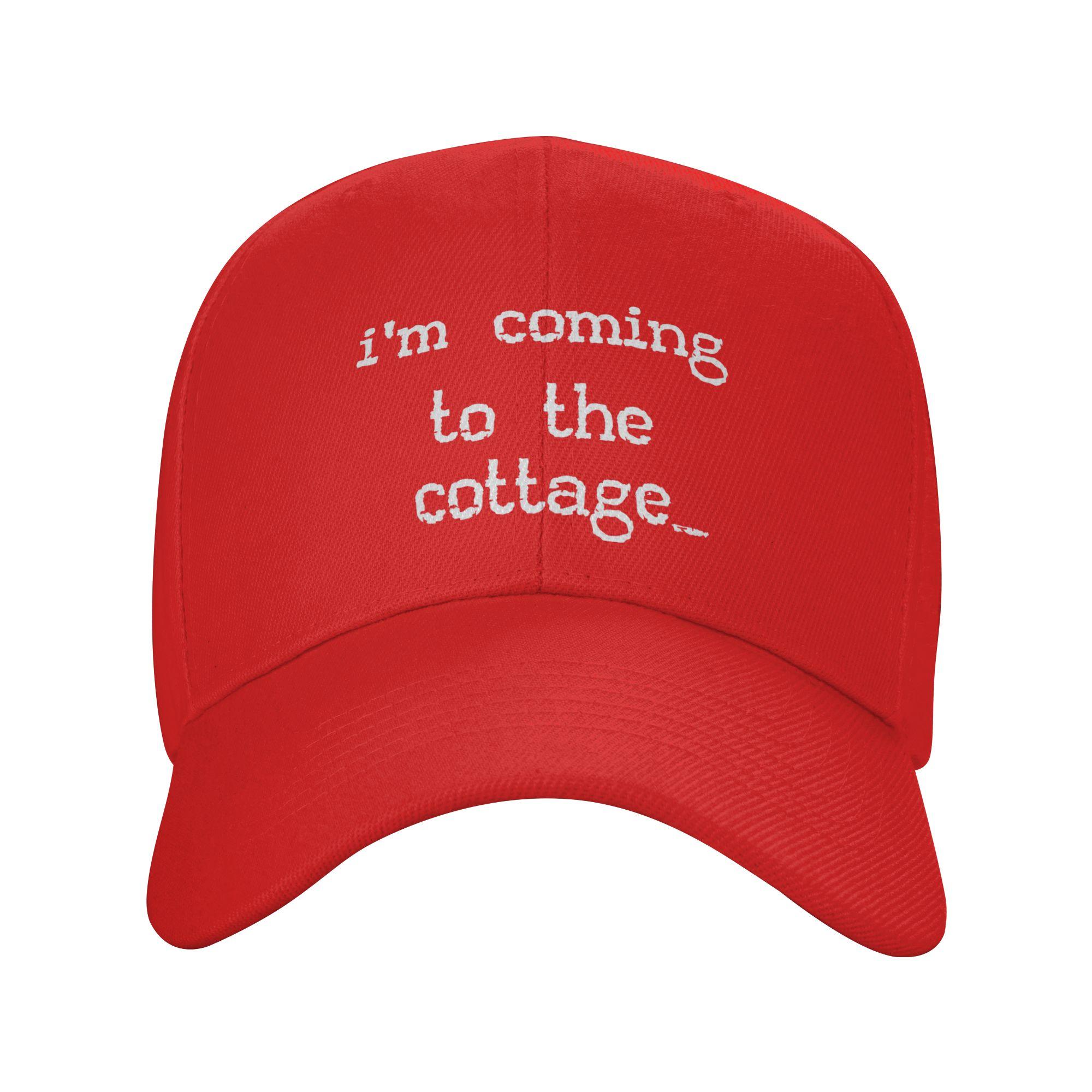 

Summer Im Coming to The Cottage Baseball Cap Hunting Camping Fashion Design Sun Trucker Hat Couple Wholesale Baseball Caps One Size