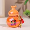 Creative Mini Gourd Figurine Chinese Style Portable Gourd Car Ornaments Decorative Resin Home Decoration Tabletop Ornaments
