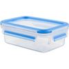 T-fal MasterSeal Fresh MW Rectangle Storage Container, 550ml, Airtight, Integrated Gasket, 30-Year Warranty, N10142