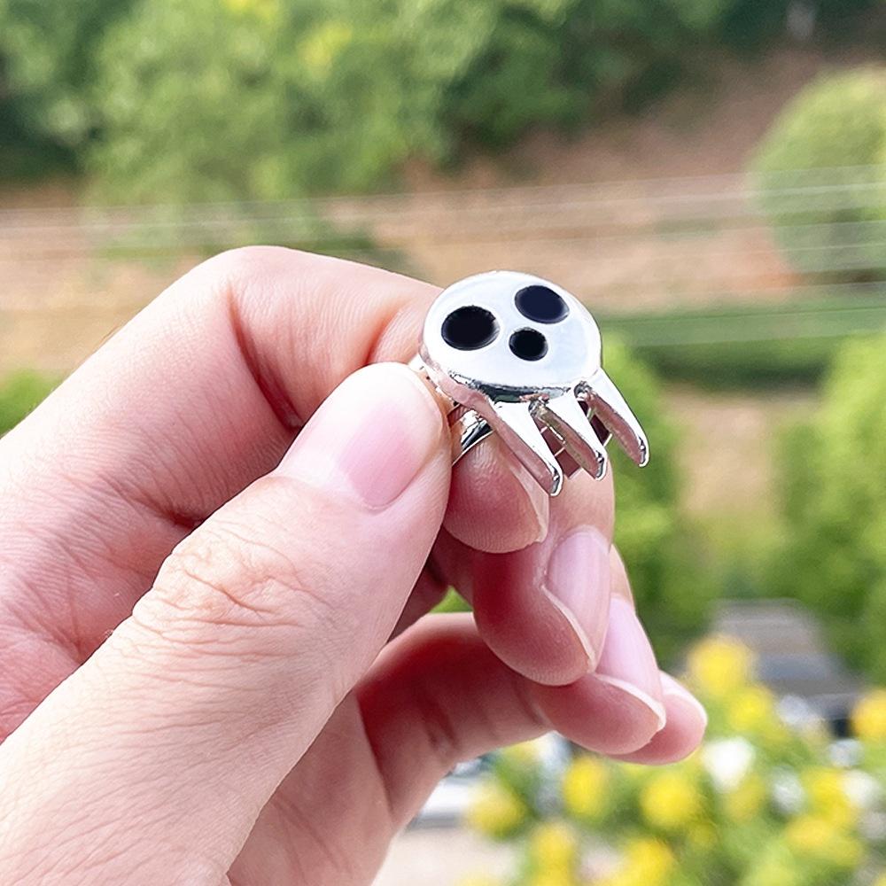 Anime Soul Eater Death The Kid Cosplay Rings Unisex Adjustable Ring Prop Accessories Jewelry