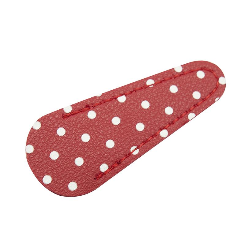 Pokrowiec na nożyczki w kropki Pokrowiec skórzany ochronny na główki nożyczek Akcesoria do narzędzi do szycia