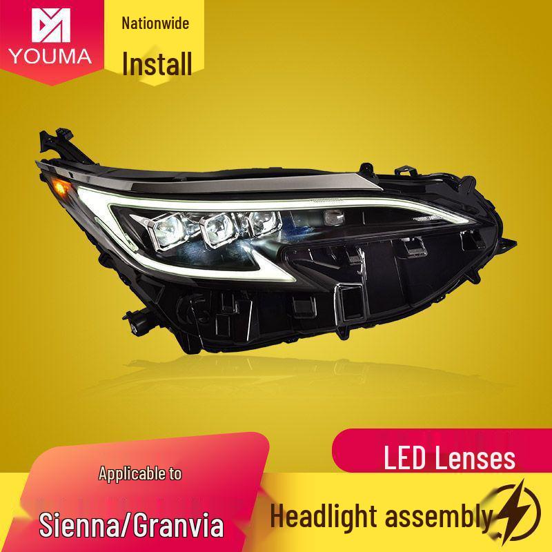 

LED Projector Headlights for 2021-2025 Toyota Sienna LED Headlight Assembly (Pair) Sienna